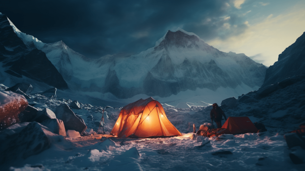 mount Everest camping